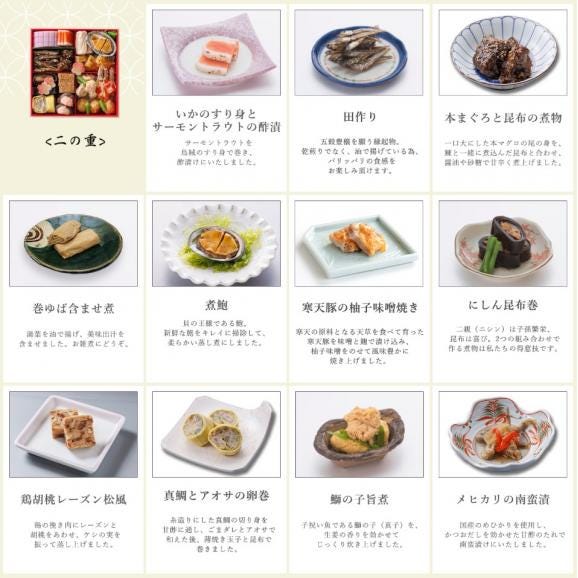 11/15まで早割 10%引き 送料無料 2027銀の森おせち 6寸3段「和」【12月30日お届け】05