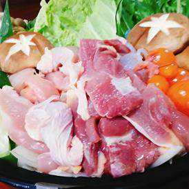 【送料無料】大和肉鶏と近江黒鶏の食べ比べすき焼き鍋セット（丁字麩・特製たれ付）