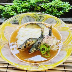 【祇園 丸山】《期間限定》炭火焼天然あゆ・岩魚のうどん