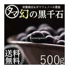 【送料無料】 幻の黒千石 (黒大豆) ５００ｇ　令和4年産