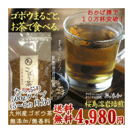 国産ごぼう茶 【送料無料】 500g （牛蒡・ゴボウ茶）