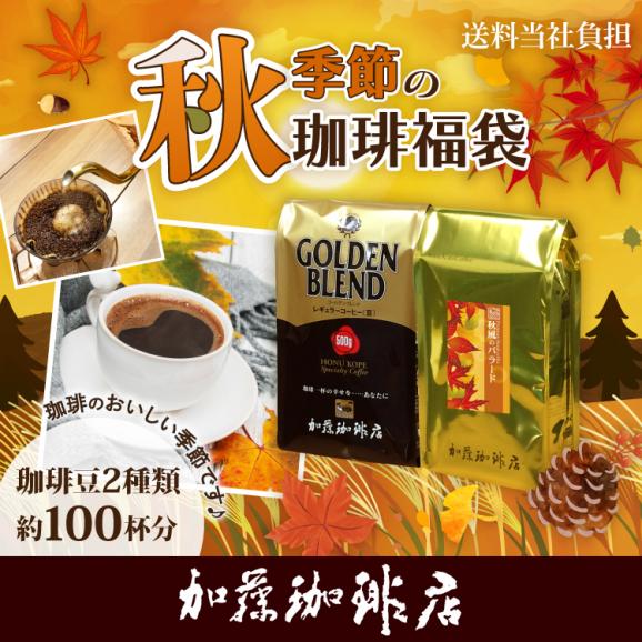 季節の珈琲福袋(秋・G500)/珈琲豆01