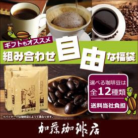 コーヒー豆 コーヒー 1.5kg 福袋 組み合わせ自由な福袋(各500g) 珈琲豆 ギフト 送料無料 加藤珈琲/珈琲豆　コーヒー
