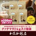 【業務用卸メガ盛り2kg】グァテマラHONUKOPEスペシャルティ珈琲豆(Kグァテ×4)