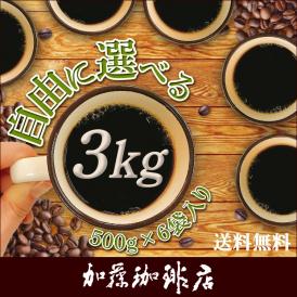 自由に選べる3kg（各500g）　送料無料