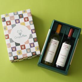 イタリア・トスカーナ地方のワイン生産者ファットリア・ラ・ヴィアラの可愛いラベルのワイン2本セット。