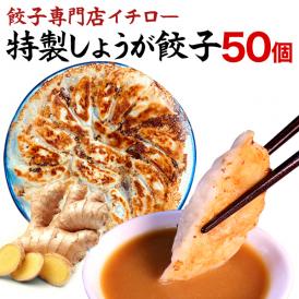 【送料無料】餃子専門店イチロー 特製しょうが餃子50個 （特製味噌だれ付）