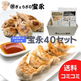 【送料無料】〝宝永40セット〟 宝永餃子40個入／宝永手羽餃子5本入／宝永こだわりのたれ1本