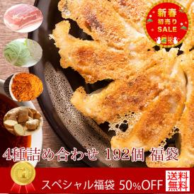 【新春福袋】餃子４種詰め合わせ192個！送料無料