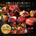9種のホルモン食べ比べ 360g タレ付き 牛タン 焼肉セット バーベキュー お祝い グルメ 出産祝い 結婚祝い 快気祝い 牛肉 お歳暮 焼肉 セット お取り寄せ ギフト 肉 大阪 鶴橋 焼肉白雲台
