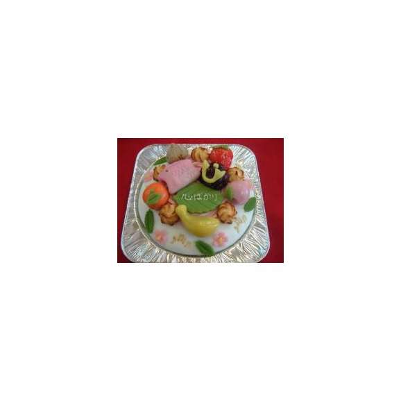 和菓子のデコレーションケーキ　大02