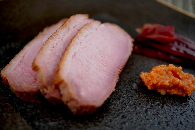 常陸国の合鴨ロース煮 250g&times;１個、ブラッドオレンジ胡椒&times;1個_説明画像01