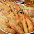 【当店人気の串カツ40本＋ソース缶＋綿実油】お店の味をおうちで再現！　串カツパーティセット　