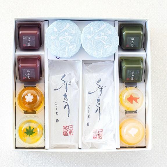 葉山 日影茶屋 日影涼菓詰合せ 12個入 SW （送料無料）｜葉山日影茶屋