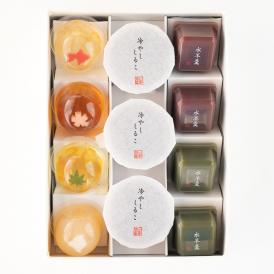 葉山 日影茶屋 涼菓詰合せ１１個入MYS-11 送料無料 お中元 お手土産 和菓子 高級 ギフト 水菓子 ゼリー 羊羹  おしるこ 人気 新商品 母の日 売れ筋