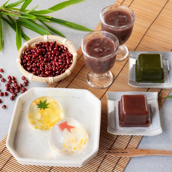 葉山 日影茶屋 涼菓詰合せ8個入MYS-8 送料無料 お中元 お手土産 和菓子 高級 ギフト 水菓子 ゼリー 羊羹  おしるこ 人気 新商品 母の日 売れ筋05