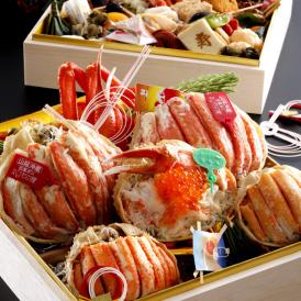 日本海・海の幸を味わう豪華メニュー「松葉がにおせち」松葉ガニと丹後の魚介の魅力を詰め込みました