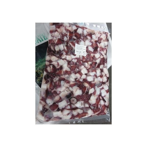 たこ タコ ミズタコ 【冷凍カットタコ ボイル約１cm角18kg】【送料無料】たこ焼き タコ焼き お刺身 02