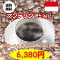 高騰中!しっかりとした苦味「マンデリン」大盛1.5kg