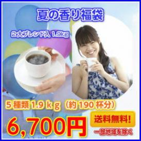 ブルーマウンテンブレンド入！「夏の香り福袋」≪ホットコーヒー≫