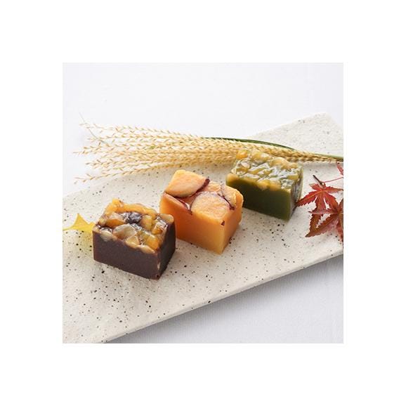 羊羹3個セット｜【秋限定】蒸し羊羹　豊　（栗・芋・栗抹茶）02
