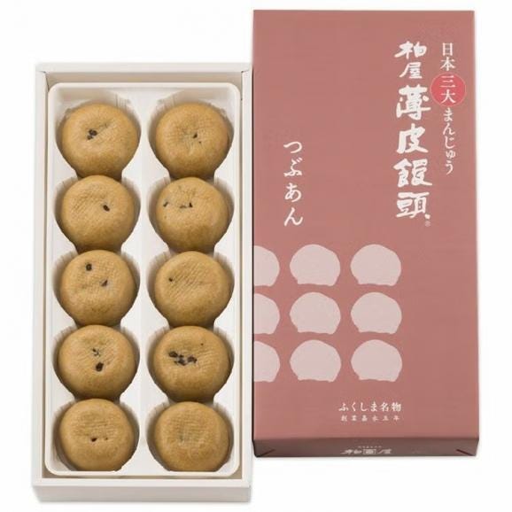 柏屋薄皮饅頭つぶあん10個入01