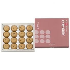 柏屋薄皮饅頭つぶあん16個入
