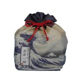 創業100余年の東あられのロングセラー商品「東一福」と、葛飾北斎の傑作「冨嶽三十六景」がコラボ。