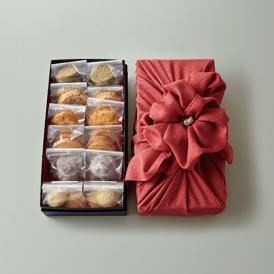 日々好日(ひびこうじつ)-クッキー12個入 風呂敷包
