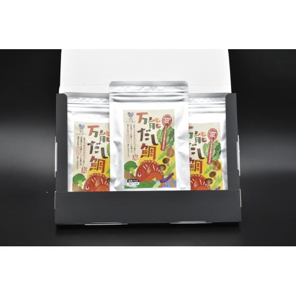 お手頃価格 万能だし鯛×3袋セット【送料無料(一部地区を除く)】【ネコポス 調味料