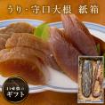奈良漬 うり1本・守口大根1/2本入 紙箱 【ギフトに最適！】