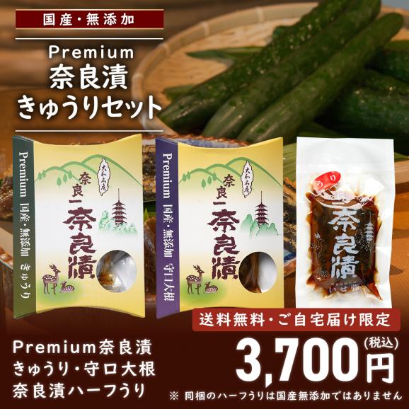 Premium奈良漬 きゅうり＆守口大根・奈良漬ハーフうり【ご自宅向け送料無料】02