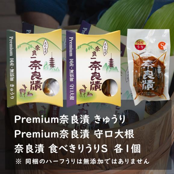 Premium奈良漬 きゅうり＆守口大根・奈良漬食べきりうり【ご自宅向け送料無料】03