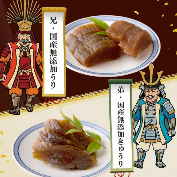奈良漬兄弟!Premium奈良漬 2種セット 漬物 奈良漬け ギフト お歳暮 手土産 大河ドラマ 国産03
