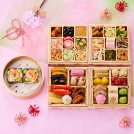 おせち 早割 2027 予約 冷凍 お節 板前魂の春小箱 和洋風 ミニ与段重 2人前 35品 おこわ 2026 おせち料理