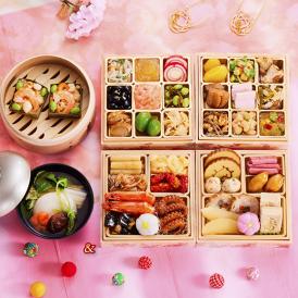 おせち 早割 2026 予約 冷凍 お節「板前魂の春小箱」 和洋風 ミニ与段重 2人前 36品目 雑煮出汁 海鮮おこわ 和風 洋風 御節 送料無料 2025 おせち料理