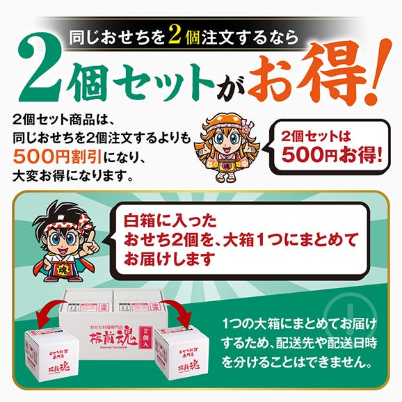 おせち 早割 2026 予約 冷凍 お節「板前魂の飛翔 2個セット」 特大 和洋中華風 三段重 5人前 40品目 肉おせち 中華おせち 御節 送料無料 2025 おせち料理03