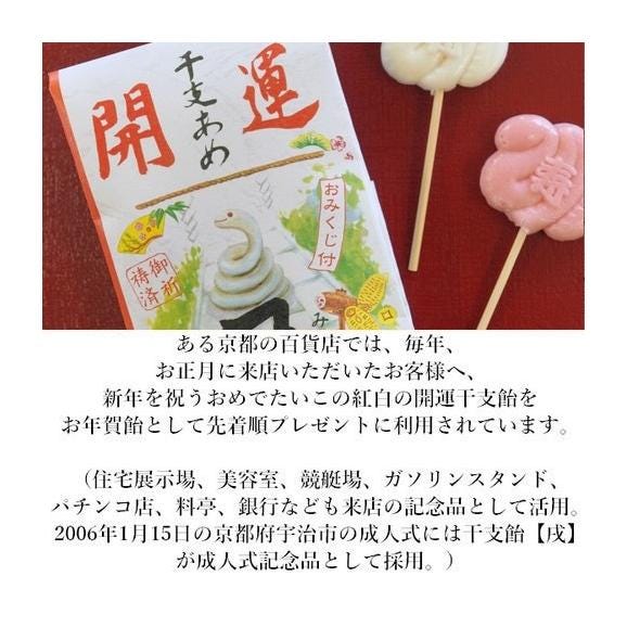 開運干支飴【巳】4ケース（240個）05