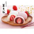 父の日ギフト　京都 養老軒　博多あまおう　まるごと苺大福　8個入【送料無料】メッセージブーケ付　いちご大福