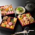 おせち 2025 おせち料理 銀座花蝶 プレミアム 和洋三段重「彩楓」全37品＋鯛茶漬けセット 2人前