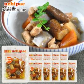 [内野家]【uchipac】筑前煮×10袋[送料無料][常温]【3～4営業日以内に出荷】