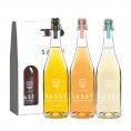 SASSY-サッシー-シードル750ml 3種セット（ギフトボックス付き）（シードル・ロゼ・ポワール
