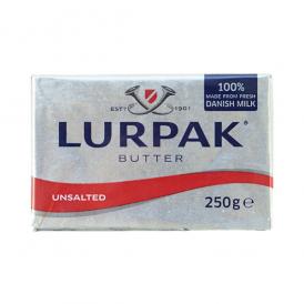 デンマーク産ルアーパックバター 無塩 250g［冷蔵/冷凍可］【3～4営業日以内に出荷】