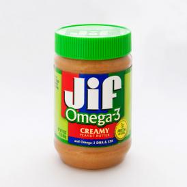 ジフ クリーミーオメガ３ピーナッツバター454g［常温］【3～4営業日以内に出荷】