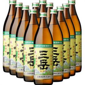 芋焼酎 三岳 25度 900ml×12本セット【送料無料】【3～4営業日以内に出荷】