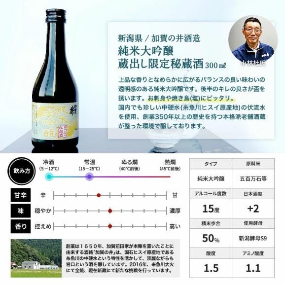 父の日 全て純米大吟醸 飲み比べ5酒蔵300ml 5本組セット<br>［常温］【送料無料】父 ギフト 飲み比べ セット 300ml メッセージカード ミニ ミニボトル 日本酒 プレゼント お酒 お祝い04