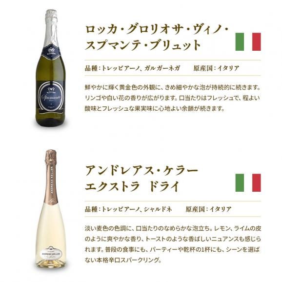 【送料無料】 スパークリングワイン 辛口 オーガニック ロゼ入り12本セット[WT82]【3〜4営業日以内に出荷】04