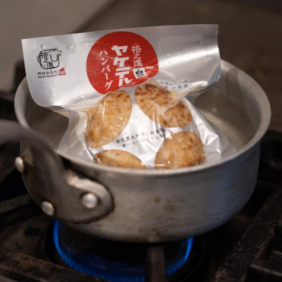＜六本木/格之進＞ヤケテル白格ハンバーグ（約120g×5個セット）【送料無料】【ギフト】（新パッケージ）03