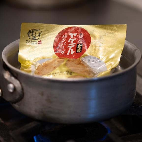 ＜六本木/格之進＞温めるだけ ヤケテル金格ハンバーグ20個入り【送料無料】ギフト　湯煎（新パッケージ）03