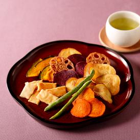 京都・山科の老舗おかき処かなだや／野菜ごのみ　缶入り（130g×２袋）